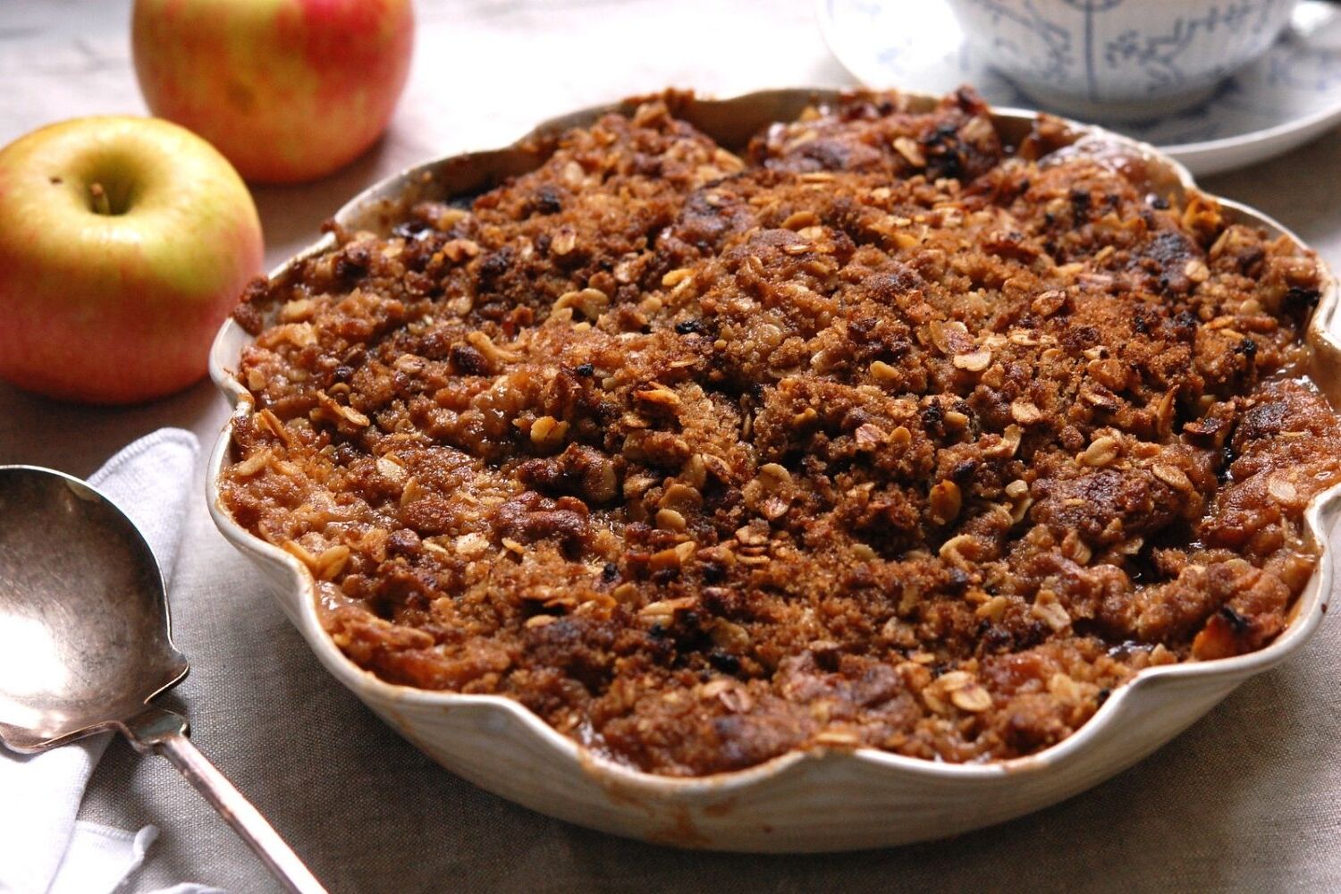 Apple Crisp with Oat Topping Recipe