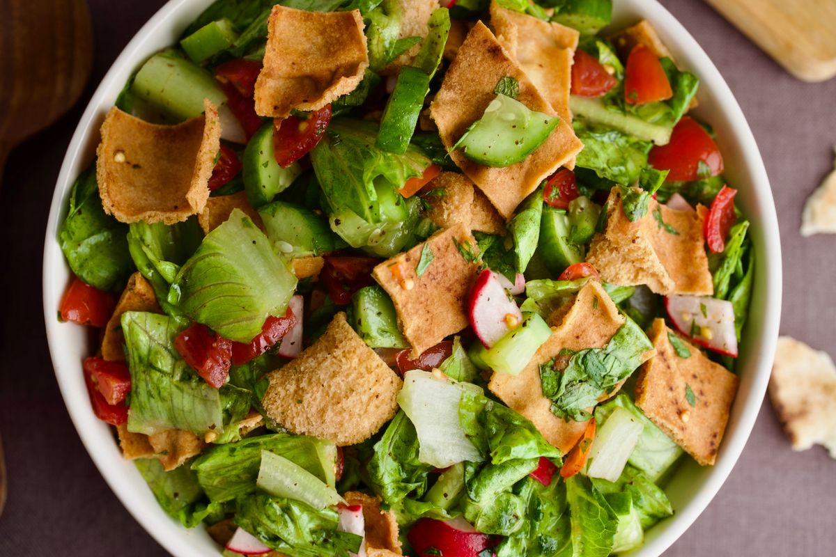 Arabic Fattoush Salad Recipe