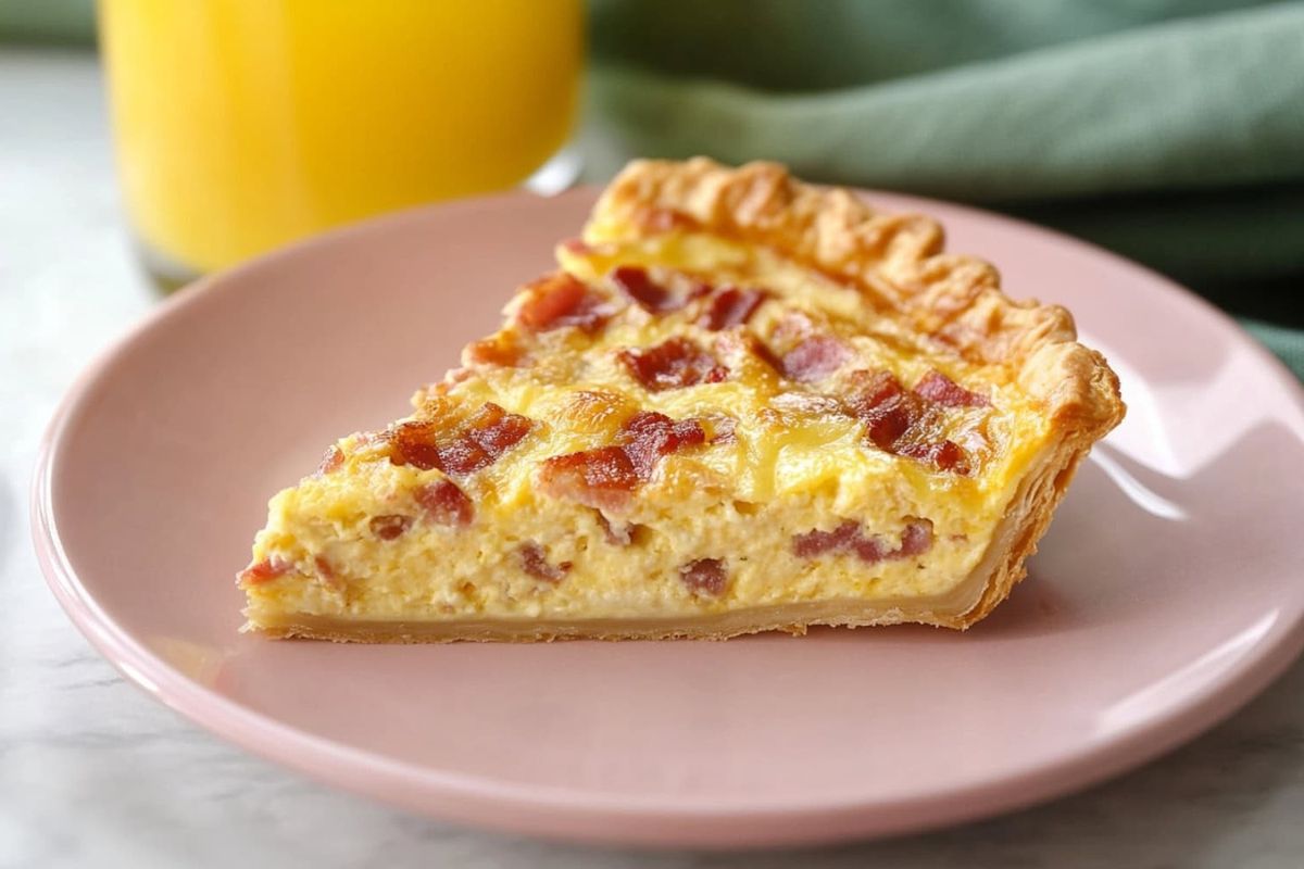 Bacon and Cheese Quiche Recipe