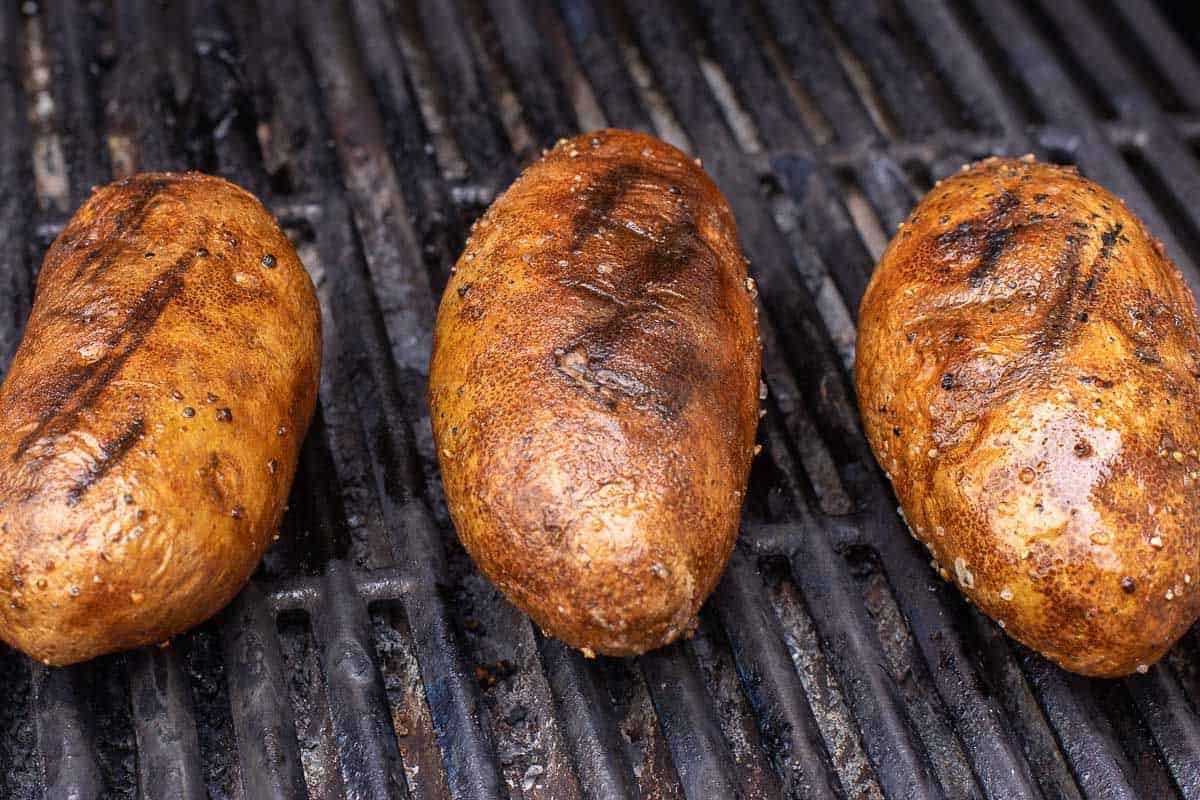 Baked Potatoes on the Grill Recipe