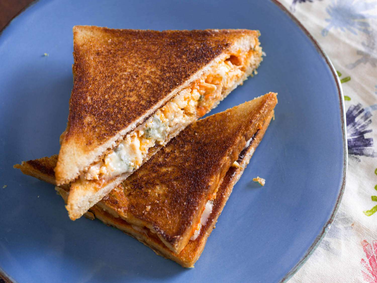 Buffalo Chicken Grilled Cheese Recipe