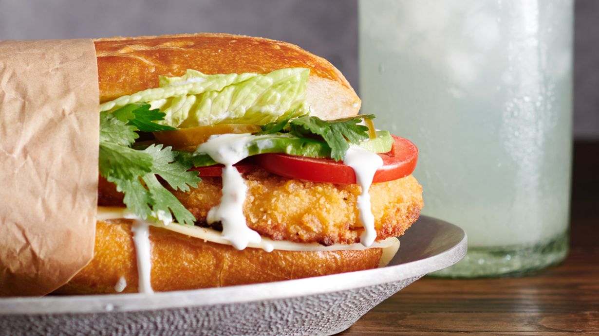 Chicken Milanesa Torta Recipe