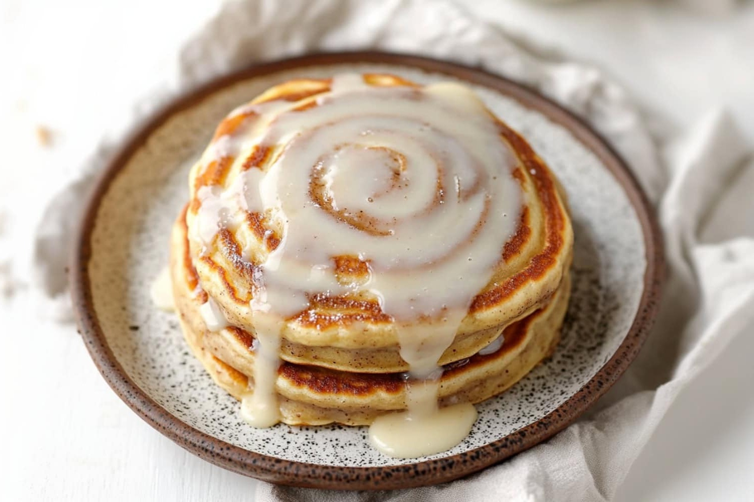 Cinnamon Roll Pancakes Recipe