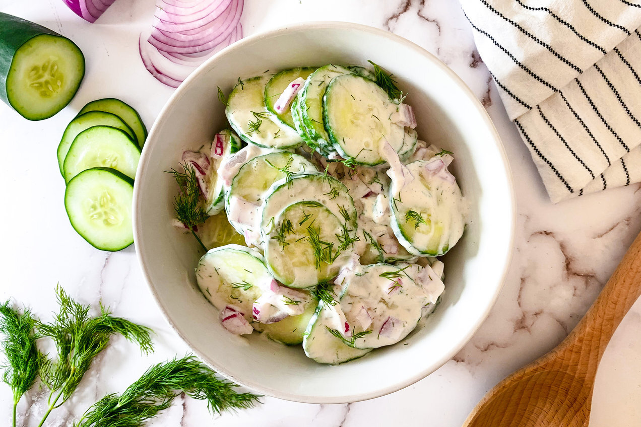 Cucumber Dill Salad Recipe