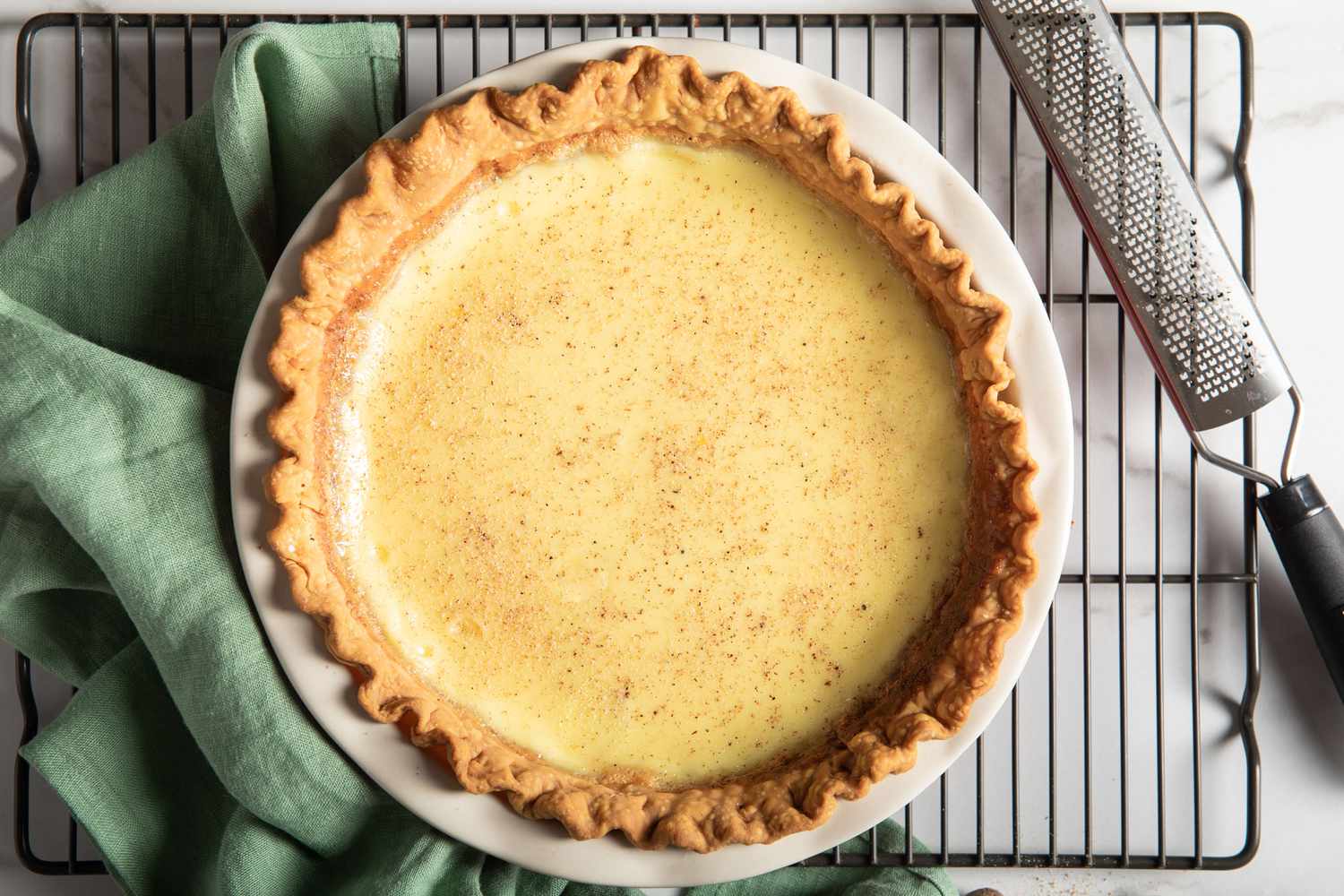 Egg Custard Pie Recipe