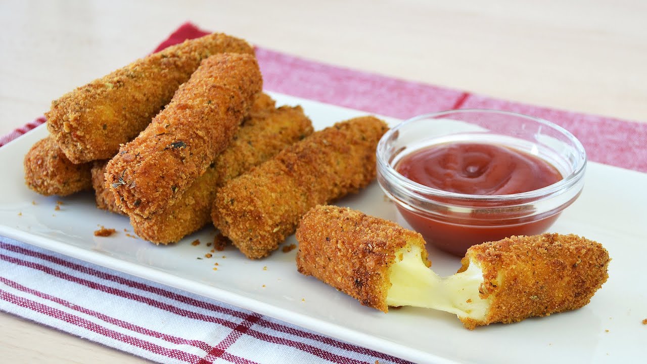 Fried Mozzarella Cheese Sticks Recipe