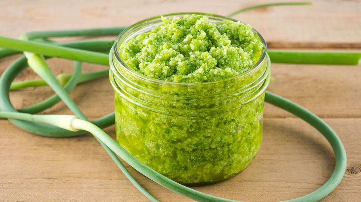 Garlic Scape Pesto Recipe