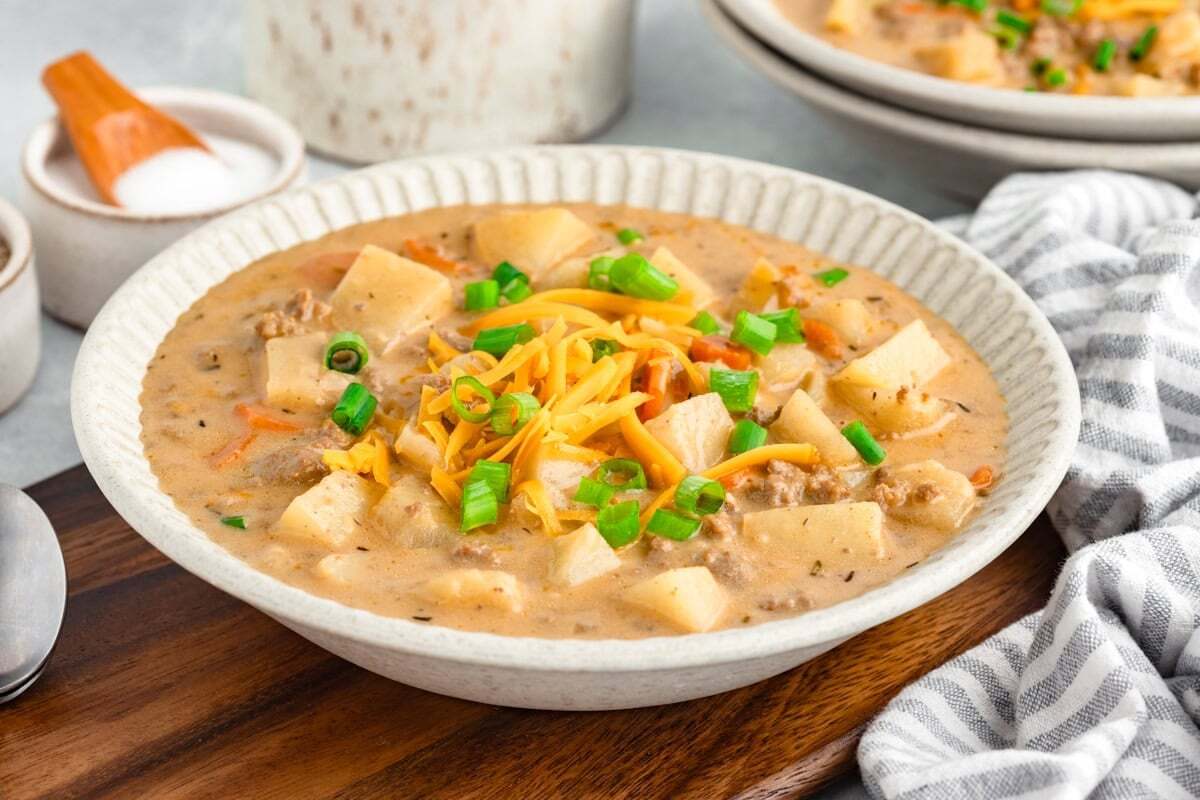 Hamburger and Potato Soup Recipe