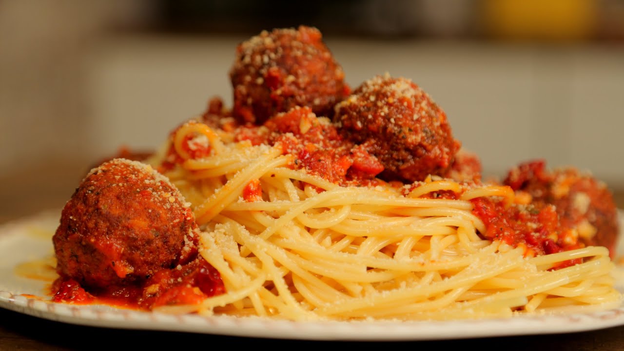 Italian Spaghetti Sauce with Meatballs Recipe