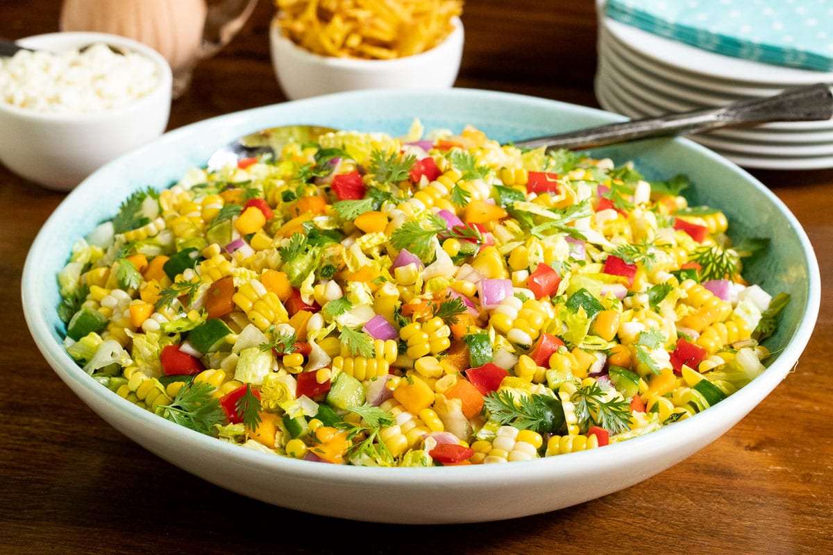 Mexican Street Vendor Style Corn Salad Recipe