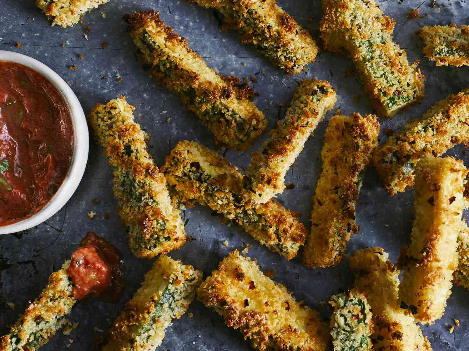 Parmesan Fried Zucchini Recipe