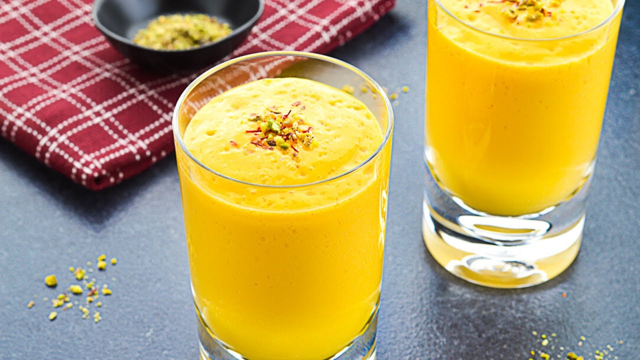 Restaurant Style Mango Lassi Recipe