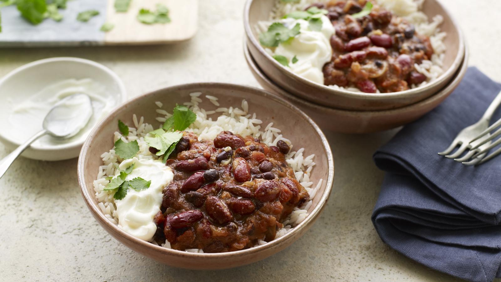 Slow Cooker Bean Chili Recipe