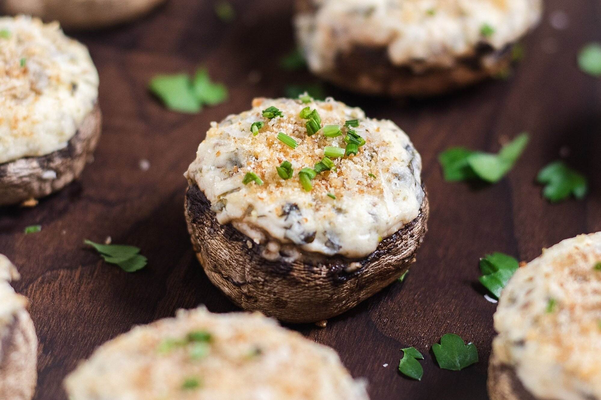 Stuffed Cream Cheese Mushrooms Recipe