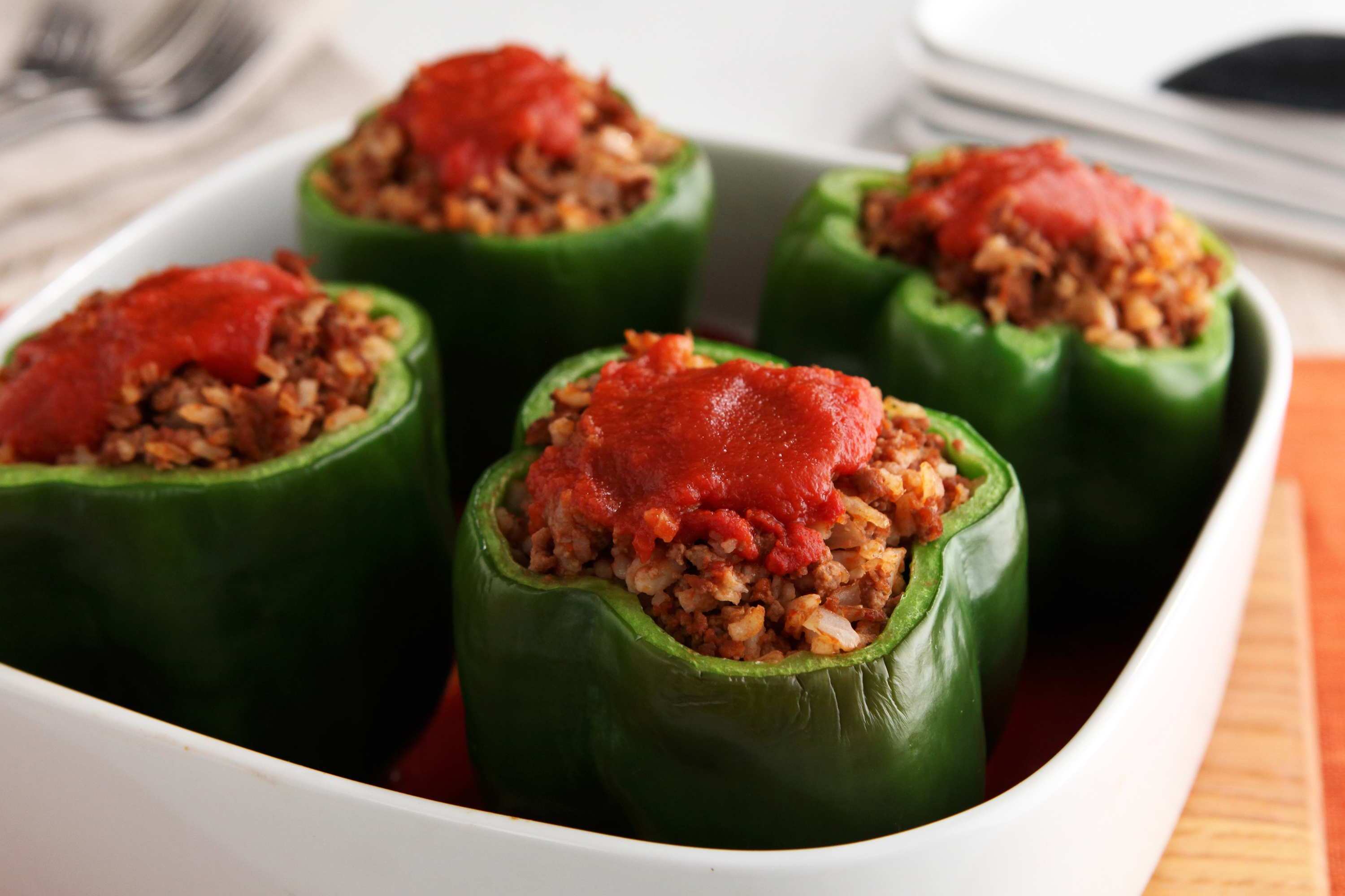Stuffed Green Peppers Recipe