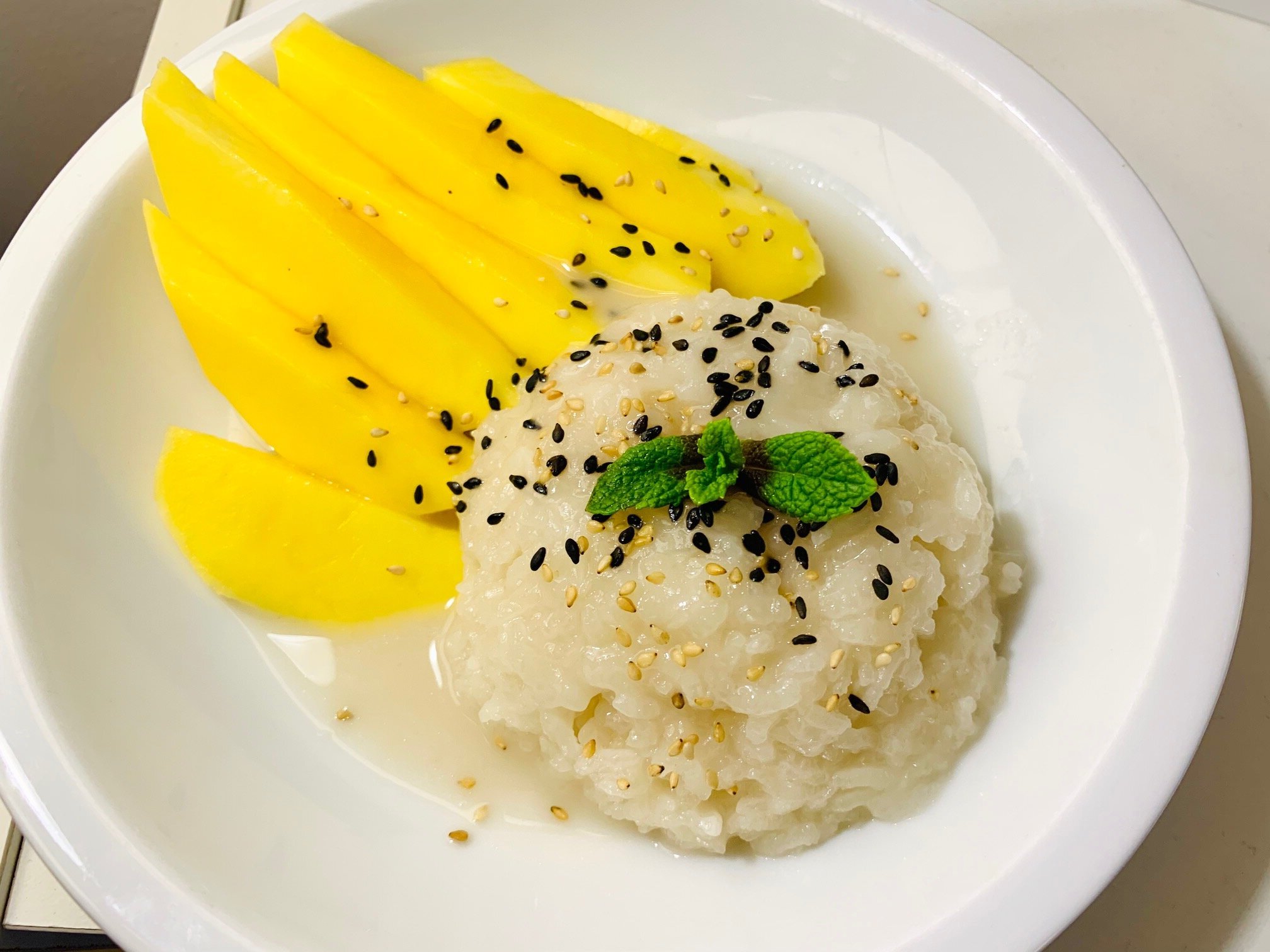 Thai Sweet Sticky Rice with Mango Recipe