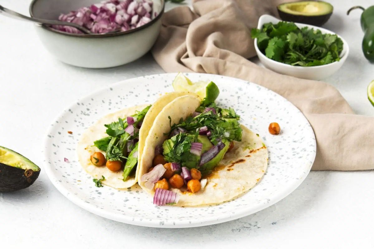 Vegetarian Chickpea Tacos Recipe